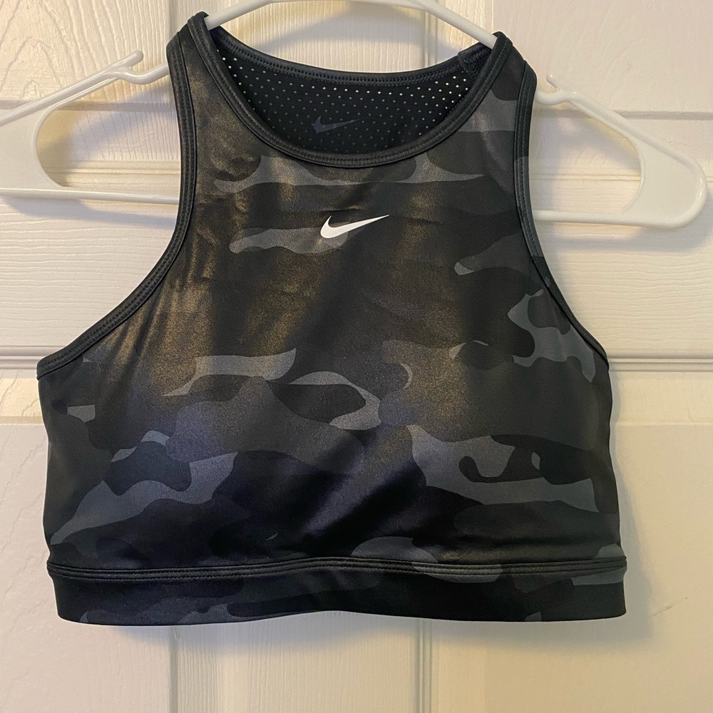 Nike Black Camo Sports Bra